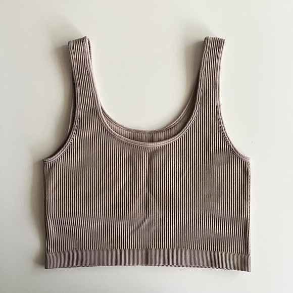Forever 21 Tops - Taupe Crop Top